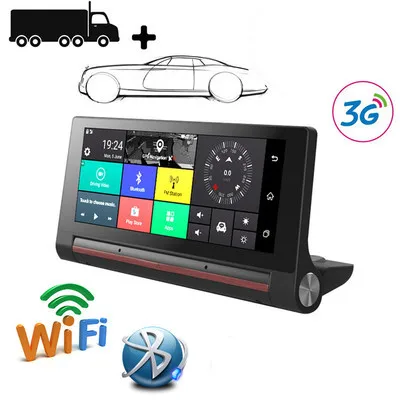 Maiyue star 7 дюймов 1080P 3g/4G автомобильный навигационный складной центральный контрольный рекордер 16G wifi Bluetooth Камера заднего вида - Название цвета: 3G With wifi