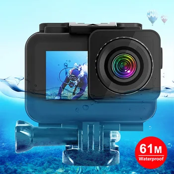 

Waterproof Housing Protective Case with Buckle Basic Mount Screw for DJI Osmo Action NC99