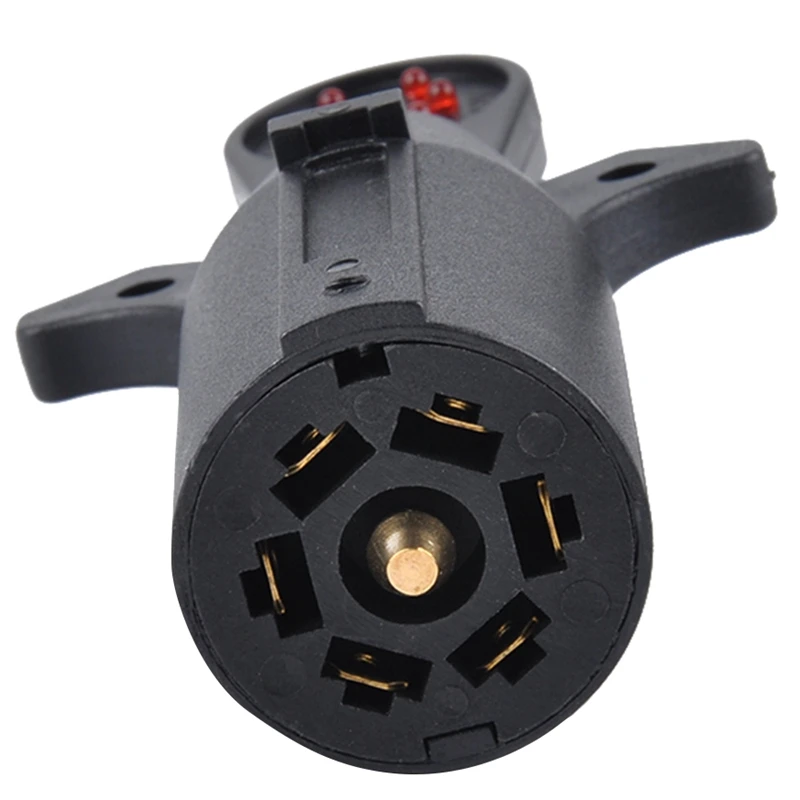7-Way Rv Led Connector Tester Trailer Wiring Circuit Hitch Towing Plug