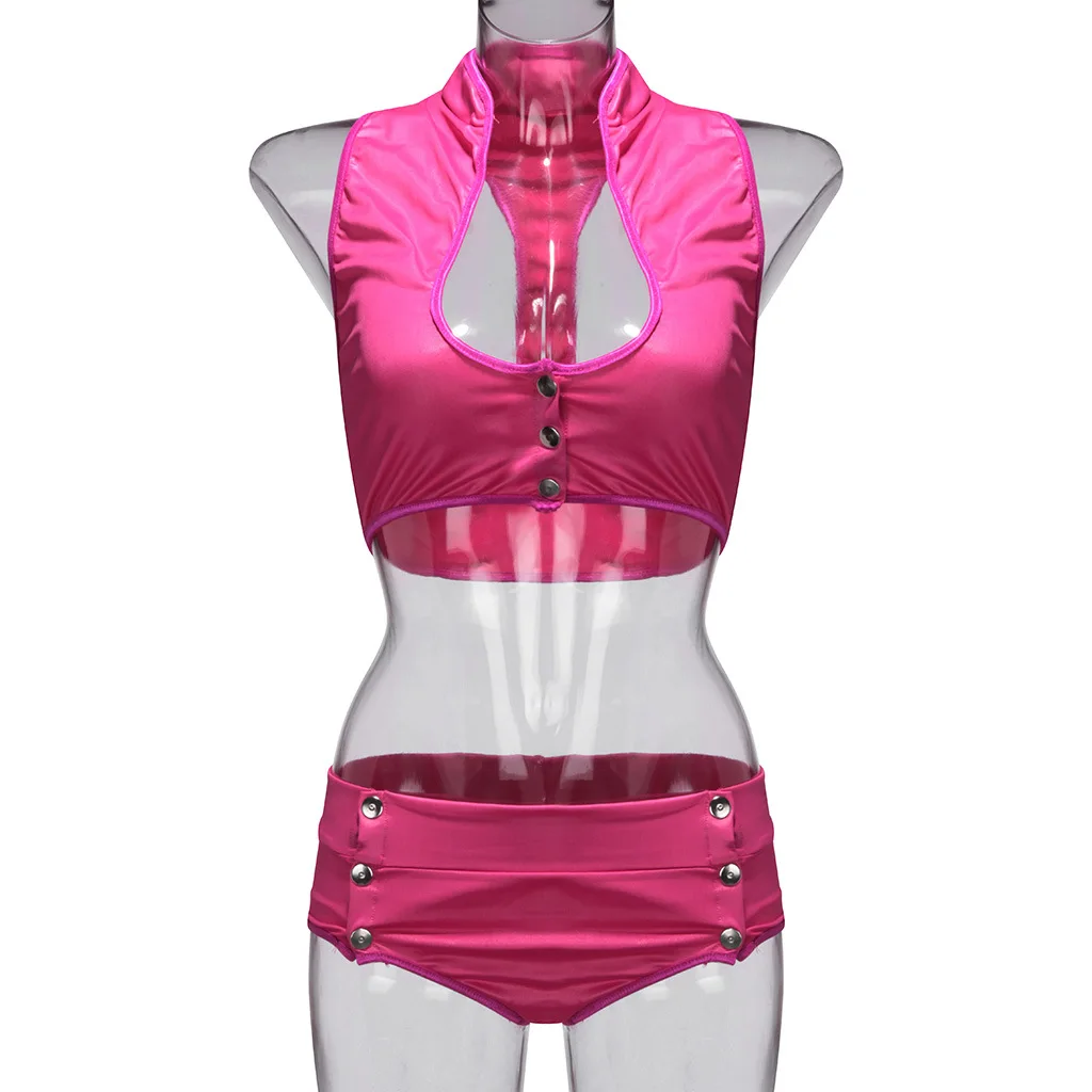 Faux Leather Sexi Women Panties Porno Sexy Lingerie Set Corset Sex Top Blouse Erotic Underwear Ladies Panty Pole Dance_voghion.com