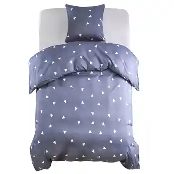 

Vidaxl PCs. Bedding Set triangular design 135x200/80x80 cm Gray