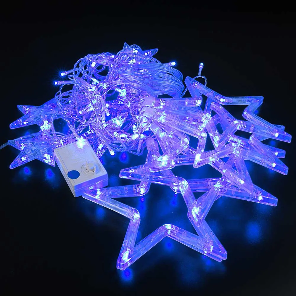 Романтический Сказочный светильник для сада 138LED, супер яркий праздничный Сказочный светильник, прочный Праздничный Рождественский Декор, занавеска, Сказочная гирлянда