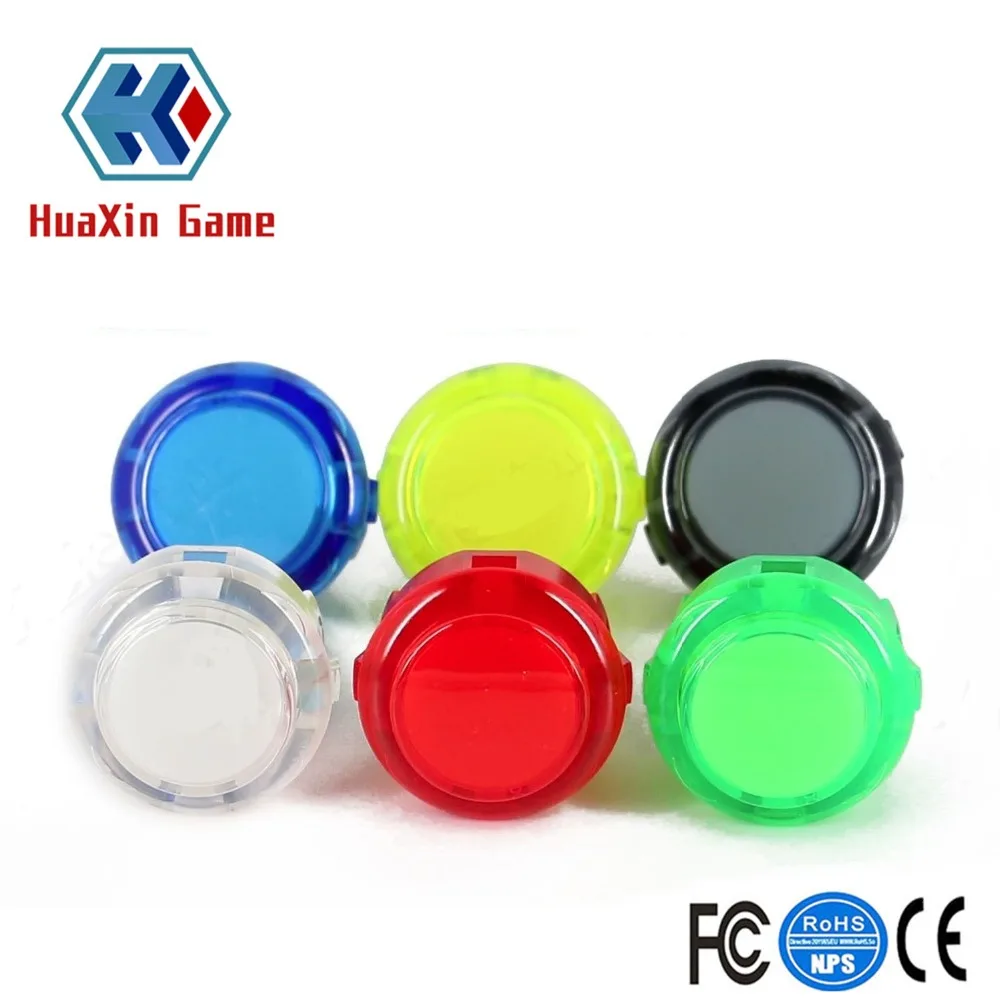 Pulsante Trasparente, Obsc, Console Joystick Arcade, Ps2, Ps3, Xbox 360, Mame Jamma, Raspberry Pi, 30Mm, Sanwa Originale