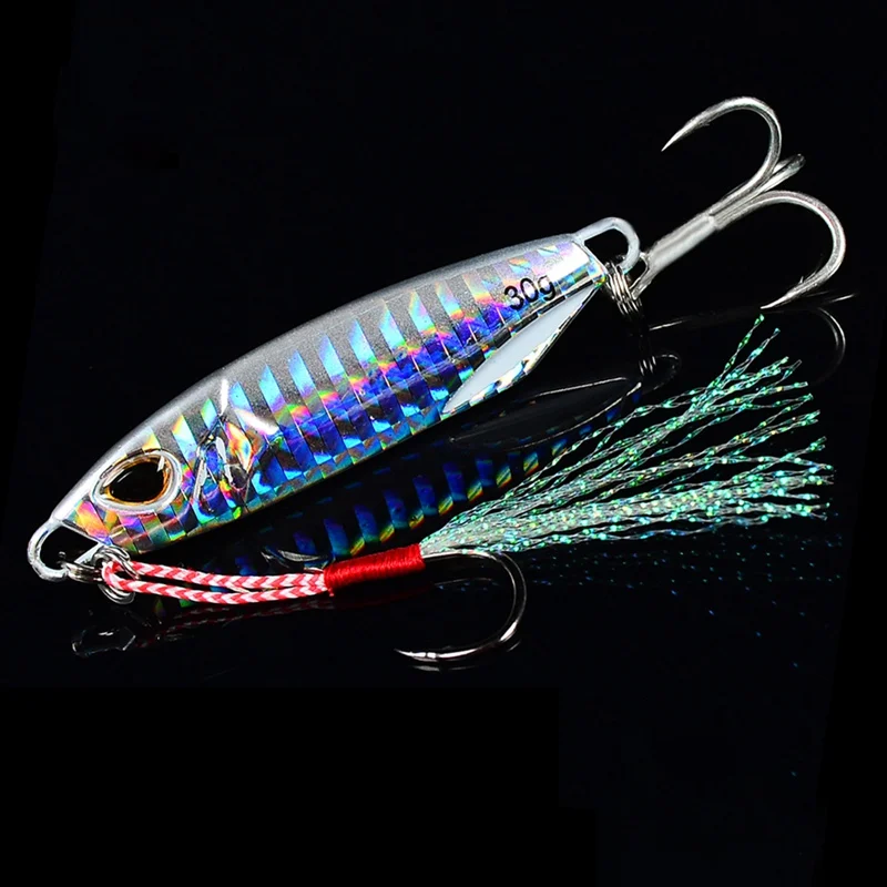 Mini 3D Artificial Bait Fishing Lure Swimbait With 2 Fishhooks Reusable Metal Sinking Casting Lure Jigging Fishing Accessories - Color: 20g