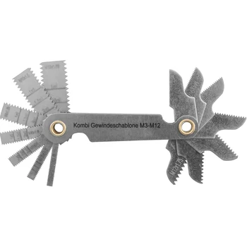 

Set of threaded templates combined for external and internal threads, 14 pieces pg14sc