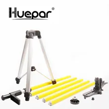Huepar 12 футов/3,7 м лазерный штатив Телескопический полюс с 1/4-дюймовым 20-дюймовым лазерным креплением для роторного включения LP36& 5/"-11 адаптер