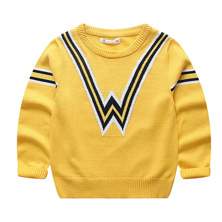 Autumn New Products Sweater Pullover Crew Neck Sweater Cotton Children CHILDREN'S Sweater