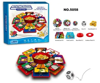 

Rotary Scrabble Children's Tablegame Puzzle Toy Parent-Child Interactive Game