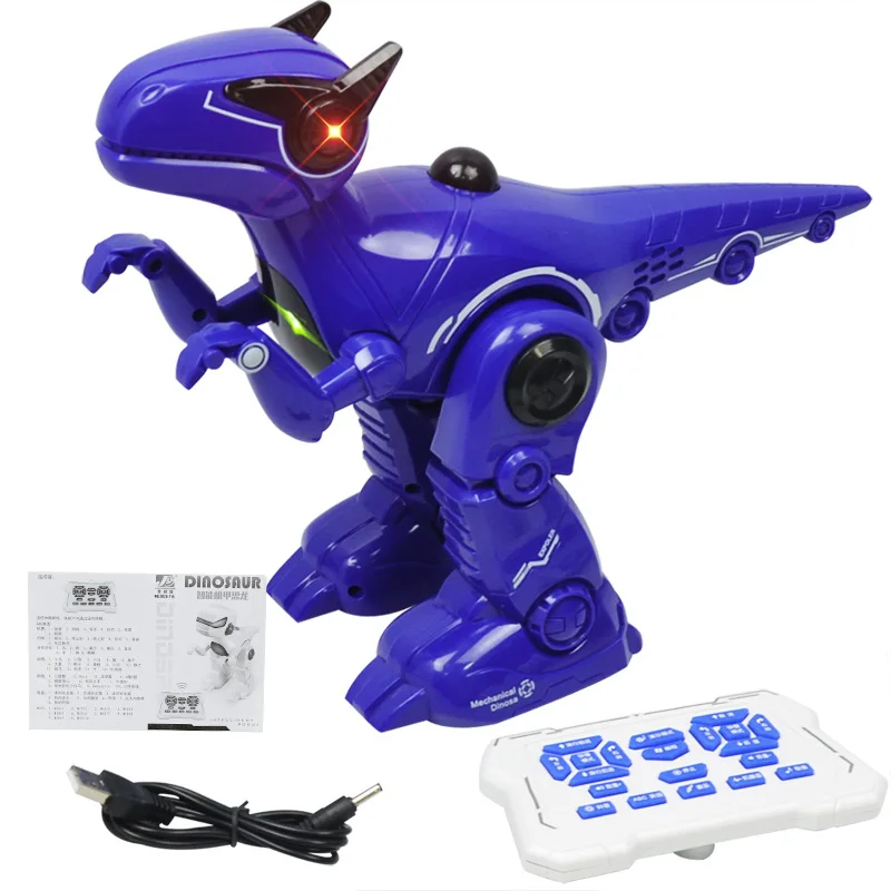 

New Style Electric Remote Control Smart Dinosaur Toy Chargeable Will Walk Early Childhood Educational Simulated Dinosaur Models