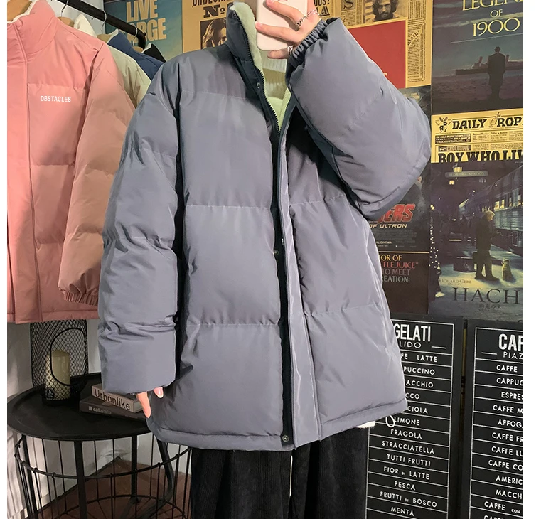 De Lã Casacos 2023 Mens Japonês Streetwear