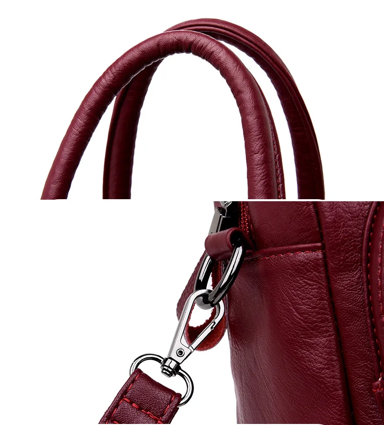 Женский металлический кожаный рюкзак женский рюкзак Mochila Feminina Повседневная многофункциональная женская сумка на плечо Sac A Dos дорожная сумка