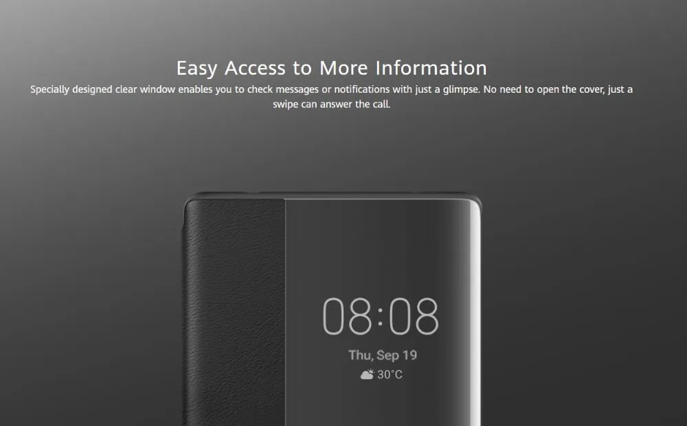 Huawei mate 30 Pro флип-чехол зеркальный смарт-вид Пробуждение сна кожаный защитный чехол для huawei P20 Pro P20