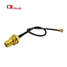 1 шт. прямой RP SMA женский UFL U FL IPX IPEX РЧ коаксиальный разъем с адаптером в сборе RF1.37 отрезок провода расширения кабель 100 мм/3,93"