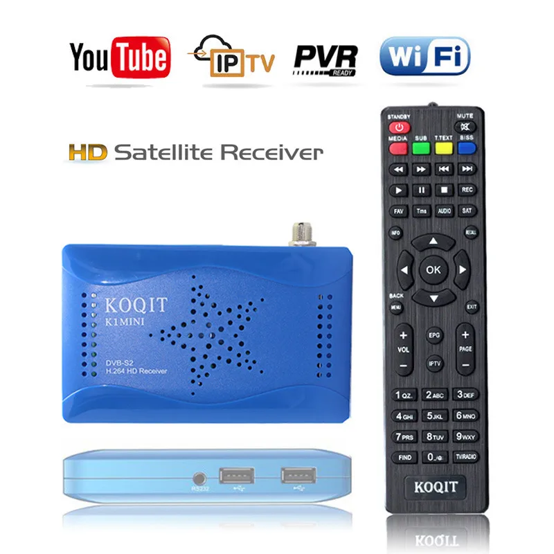 DVB S2 цифровой ТВ приставка T2MI тюнер спутниковый приемник IPTV m3u медиаплеер Youtube USB