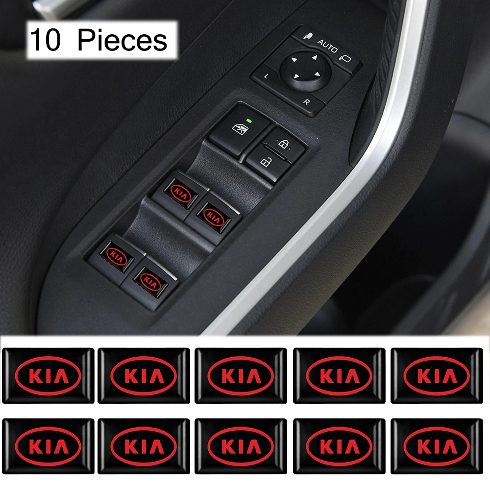 Эпоксидная 3d-наклейка на руль автомобиля эмблема для KIA Sportage R Stinger Sorento верно Forte K2