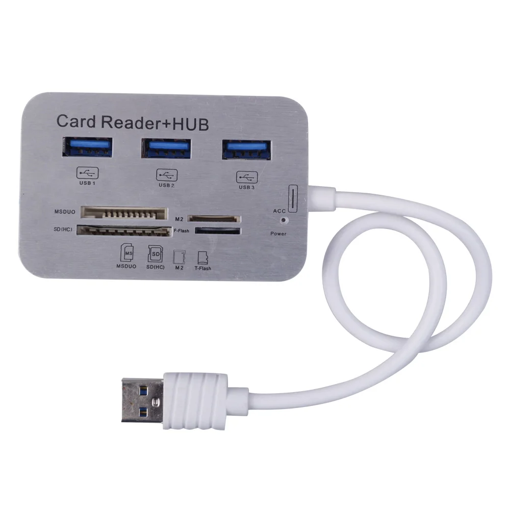USB HUB 3.0 Multi USB 3.0 HUB Splitter 3 Ports Card Reader Multi USB Hub Super Speed Micro Hab for Computer Accessories