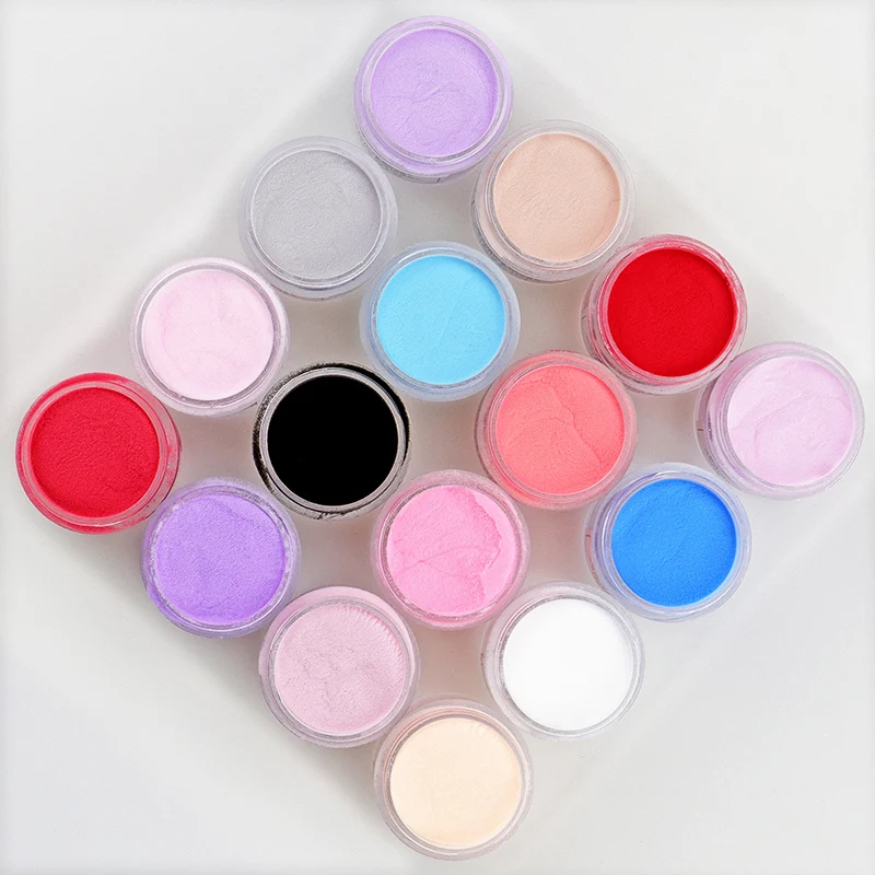 WAKEFULNESS 6Boxes Color Acrylic Powder Set for Nails Carved Powder Nail Extensions Manicure