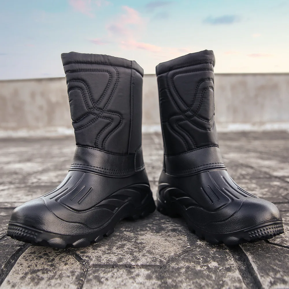 

Eva Snow Boots Winter Men's Europe And America Light plus Velvet Boots nan nv xue