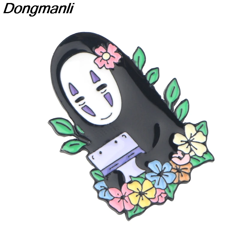 P4214 Dongmanli аниме призрак эмалированные булавки и броши для женщин модные нагрудные