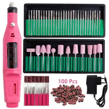 

Professional Manicure Machine Set Nail Drill Bits Ceramic Milling Cutter Gel Polish Remover Frieze Nails Equipment