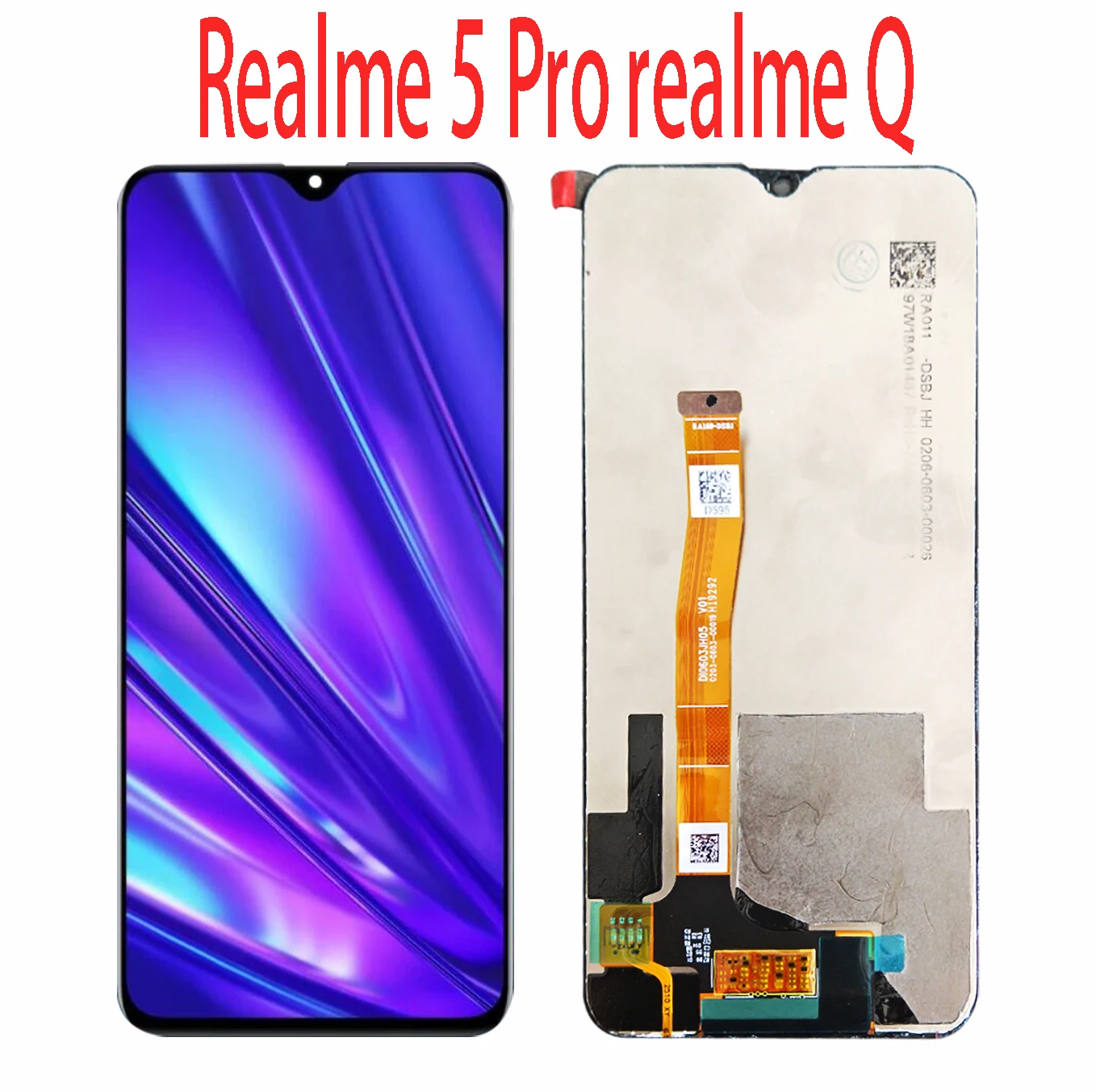 ЖК дисплей 6 3 дюйма для OPPO Realme 5 Pro RMX1971/ Q / realme RMX1911 сменный сенсорный экран