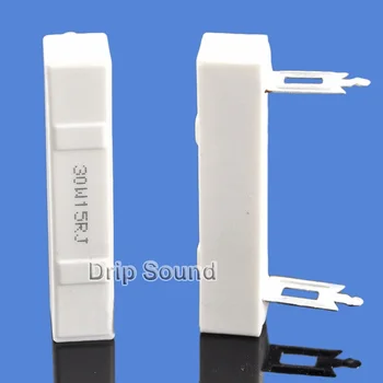 

2pcs 6.8Ohm-22Ohm 30W Speaker Frequency Divider Audio Stereo Crossover Ceramic Resistance Cement Resistor