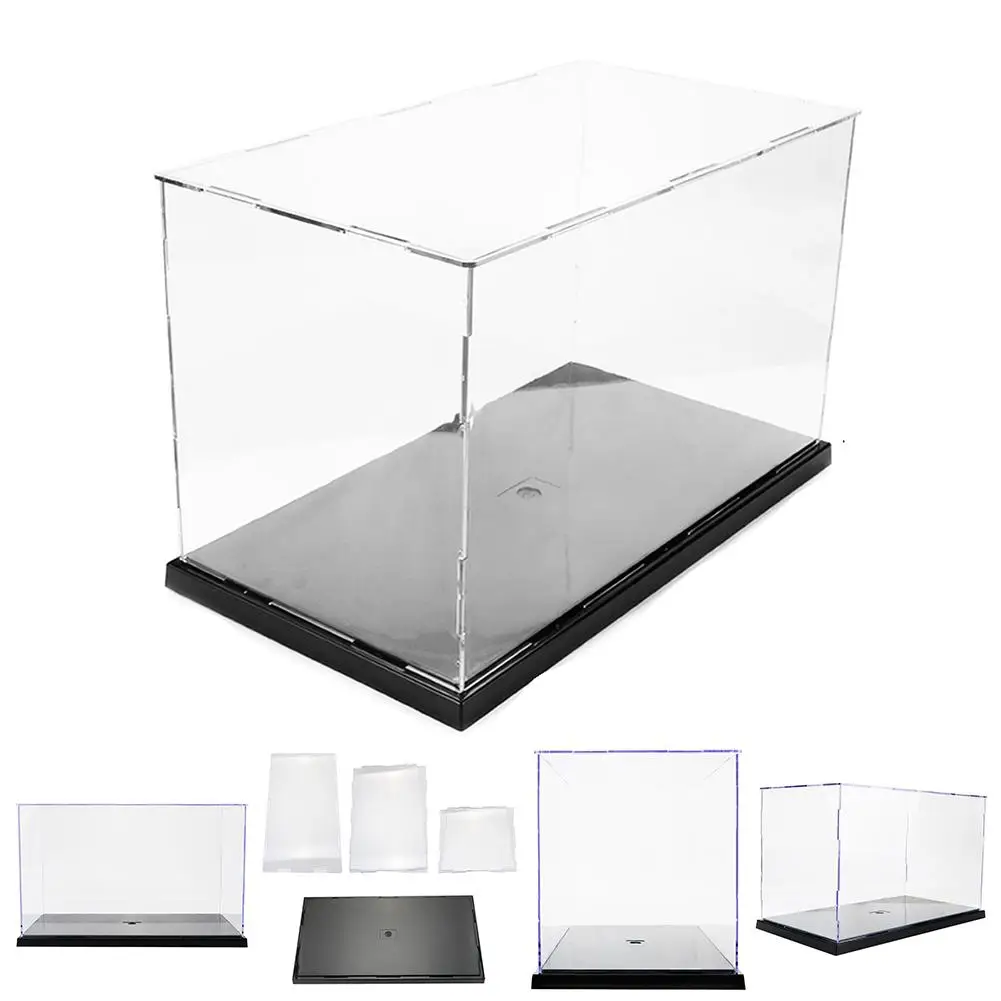 Model Toy Display Case DIY Assembly Transparent Acrylic Display Case Car Boat Toy Model Storage Box