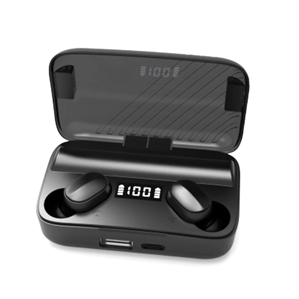 A9 TWS Wireless Bluetooth 5 0 Earphones Mini Earbuds Sport Handsfree Headset With Charging Box For iPhone Xiaomi