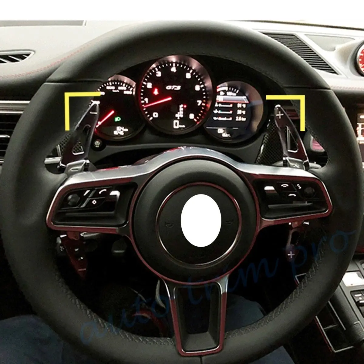 Рулевое колесо сдвиг весло расширение переключения передач подходит для Porsche 911 Carrera 991 Boxster 718 Spyder 918 Macan PDK отделка запчасти