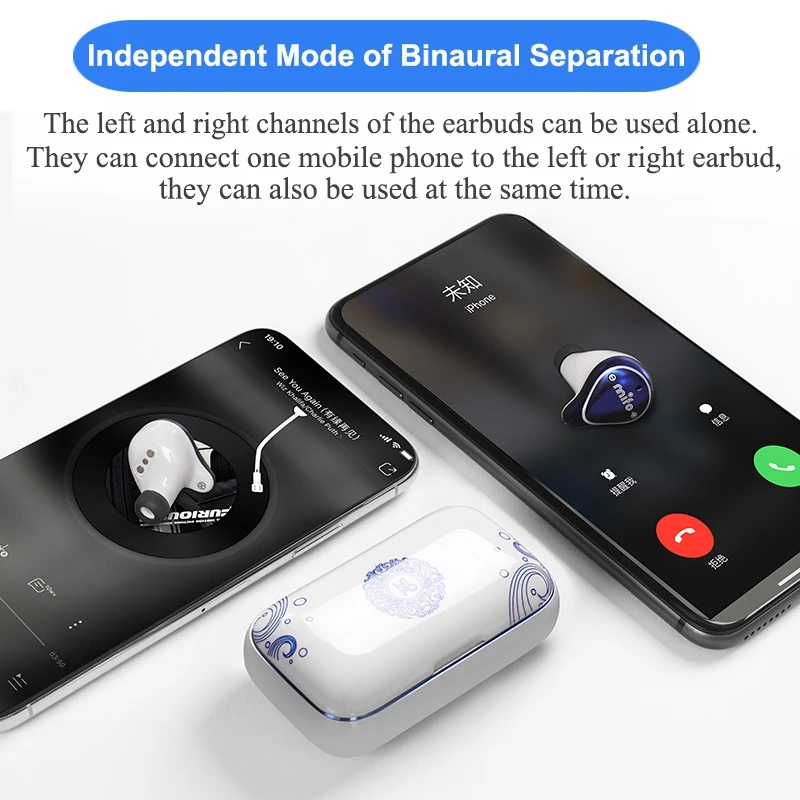 Беспроводные наушники Mifo O5 Bluetooth 5 0 водонепроницаемые спортивные с