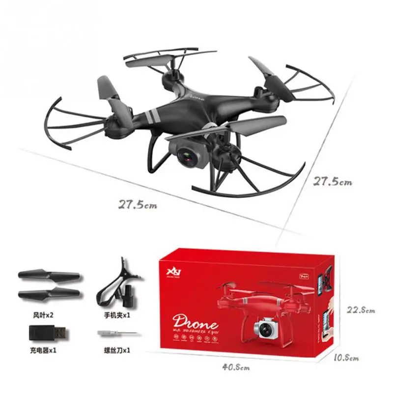 XKY KY101 Радиоуправляемый Дрон с Wi-Fi FPV HD регулируемая камера удержание высоты один ключ возврат/посадка/взлет Безголовый Радиоуправляемый квадрокоптер Дрон
