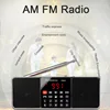 RETEKESS TR602 receptor de Radio Bluetooth Radio portátil FM AM con reproductor MP3 altavoz inalámbrico auxiliar soporte TF tarjeta temporizador de sueño ► Foto 3/6