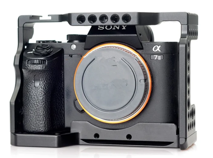 A7iii a7r3 a7m3 клетка для sony A7RIII/A7III/A7MIII A9 A7R2 A7M2 алюминиевый сплав клетка для крепления штатива быстросъемное расширение