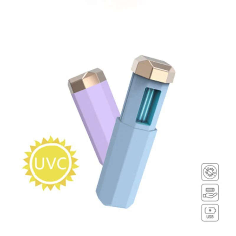 

Mask UVC Ozone sterilizer Stick Handheld USB Portable Mini Sterilization Disinfection Lamp Phone Door 2020 Household Sterilizer