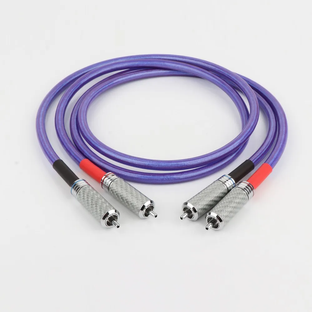 X409 Van Den Hul Vdh G5 Interconnect Cavo Audio Rca Con Spina Rca In Fibra Di Carbonio