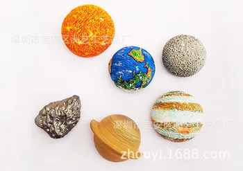 

Fridge Magnet Paste Decor Souvenir Universe Planet Mars Earth Jupiter Moon Astronaut Stereo Magnetic Craft 3d Resin Gifts Ideas