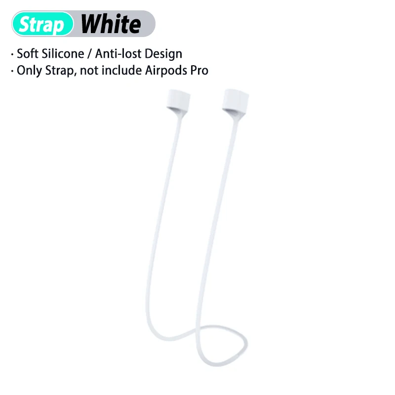 Роскошный прозрачный чехол для Airpods Pro 3 Bluetooth наушники прозрачный защитный чехол для airpods Pro 3 Жесткий пластиковый Чехол - Цвет: Strap