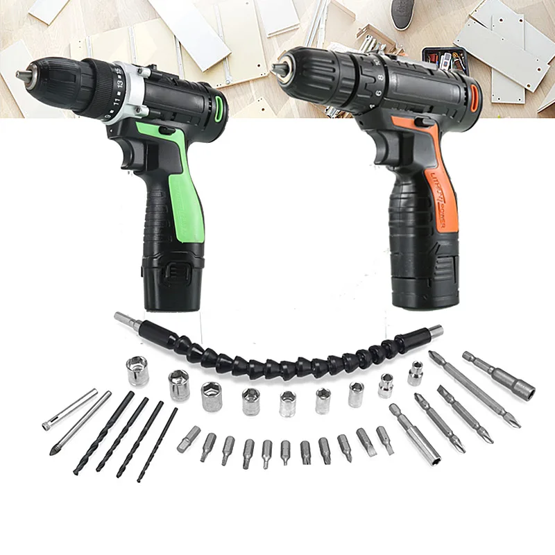 

12V Cordless Car Polishing Waxing Machine Multi Drilling Engraving Machine Rechargeable Electric Screwdriver Repairing Tool Kit