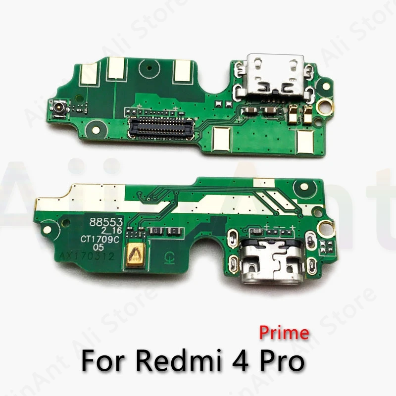 USB Дата зарядный порт зарядное устройство док-разъем гибкий кабель для Xiaomi Redmi Note 3 3s 4 4x Pro Prime Замена - Цвет: For Redmi 4 Pro