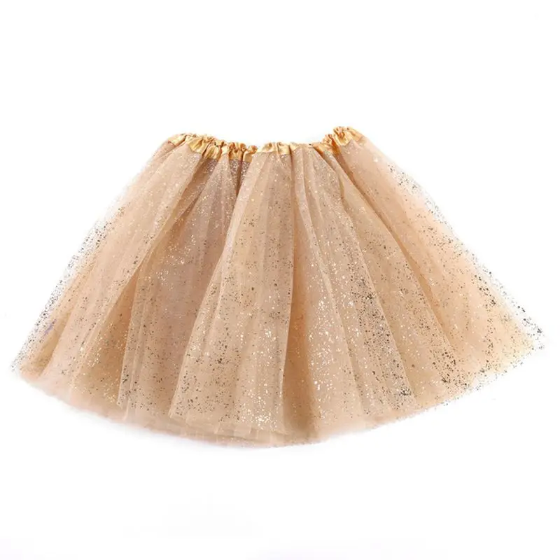 XNIVUIS 2 Pezzi Sparkle Tutù Gonna Da Balletto Ragazza Motivo Scintillante Gonne Da Principessa Pannello Esterno Per Danza 2-7 Anni Sport All'Aria Aperta (Poliestere, 2 Pezzi - 12