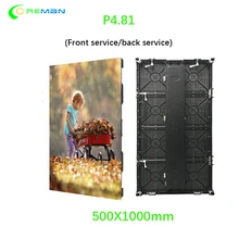 Оконный сценический фон в реальном времени светодиодный ТВ экран пульт дистанционного управления lan P4.81 внутренний экран со светодиодной подсветкой для сцены 500x1000 передний сервис