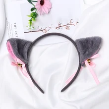 1 шт., Аниме Костюм для косплея, кошачий мех, МЕХОВЫЕ УШКИ, одежда для волос, милые вечерние, для ночного клуба, декорированные повязки на голову, плюшевое оголовье для девочек 1 шт., Аниме Костюм для косплея, кошачий мех, МЕХОВЫЕ УШКИ, одежда для волос, милые вечерние, для ночного клуба, декорированные повязки на голову, плюшевое оголовье для девочек