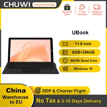 CHUWI UBook 11.6 Inch Tablet PC Windows 10  Intel N4120 Duad core Processor 8GB RAM 256GB SSD 1920*1080 Bluetooth 4.0 Tablets