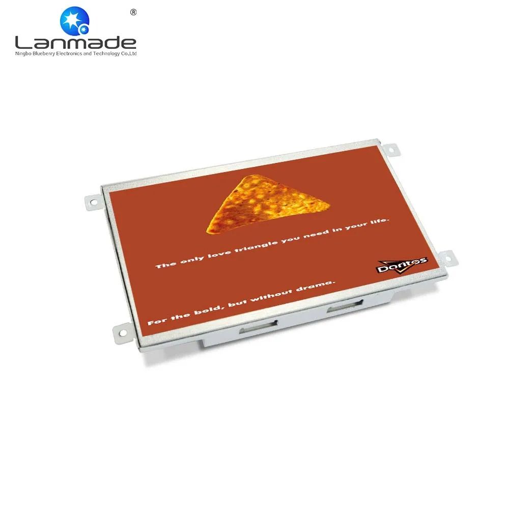 10.1inch 1080p decode open frame LCD digital signage display monitors