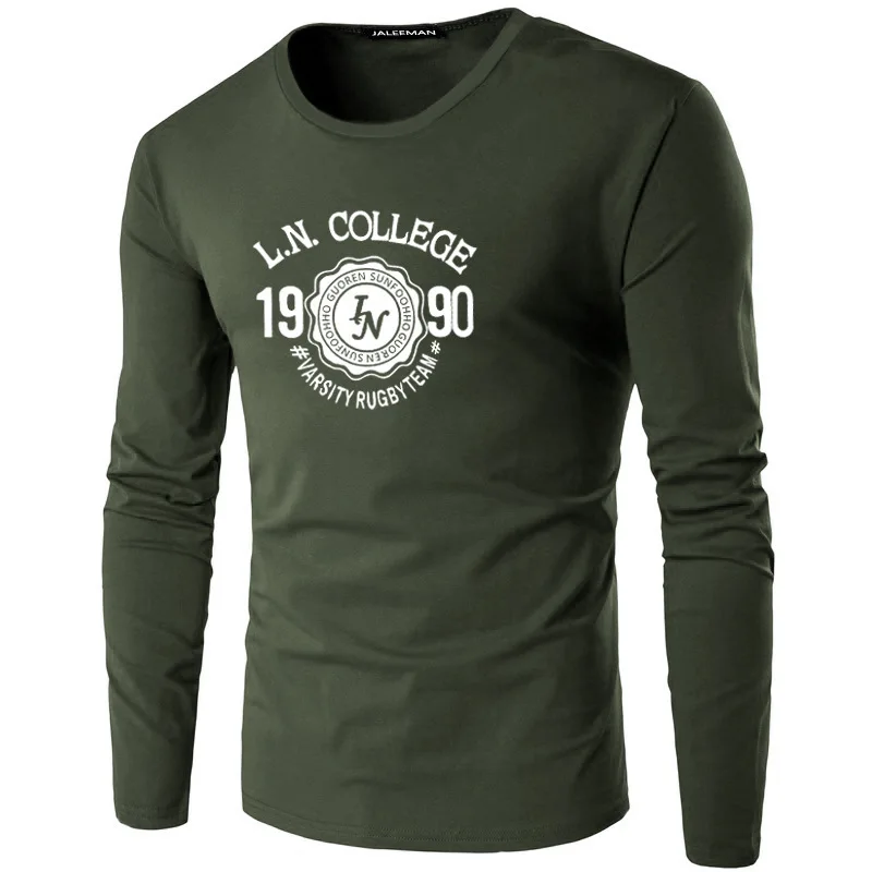 50% OFF Man Long Sleeve T Shirt Outdoor Sport Jacket Round Neck Autumn Clothes Loose Will Code Of Cotton Rendering Unlined Upper Garment