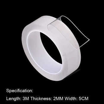 

Nano double-sided tape, transparent, non-marking, high-viscosity thickening, a new generation of waterproof double-sided tape