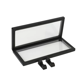 

3D Unique Jewelry Display Stand Portable Multifunctional Fashion Protector Coin Presentation Square Organizer Floating Frame