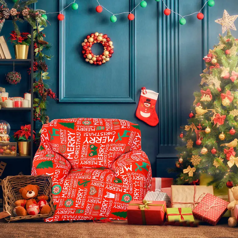 PATIMATE, Веселый Рождественский чехол для дивана, рождественские украшения для дома, рождественские украшения, Navidad, рождественские принадлежности, год