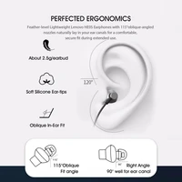 Wholesale 10pcs 100% Lenovo HE05 Wireless Earphone Bluetooth 5.0 Headset Neckband Magnetic Neckband Sport Headset with Mic - Image 5