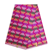 Новейший хлопок нигерийский Chitenge Анкара ткань Гана Kente воск Африканский Kitenge Ткань с принтом для ткани 6 ярдов